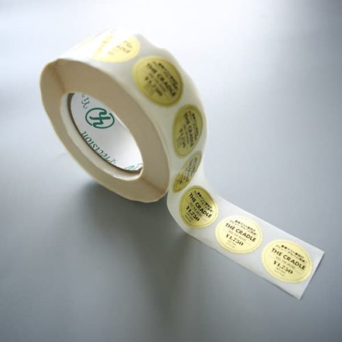 Hot Foil Stamping Sticker Roll