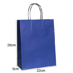 4K Blue Kraft Bags 2