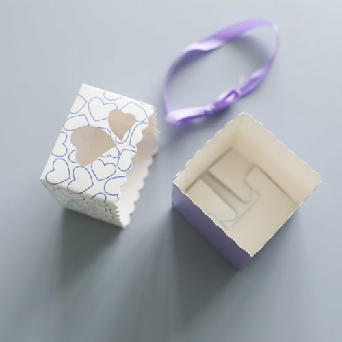Wedding Gift Box with Heart Die cut 2